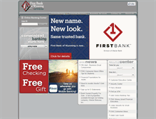 Tablet Screenshot of firstbankofwyoming.com